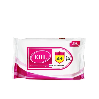 Novo 30 unidades/pacote biodegradável feminino vaginal limpo toalhetes de higiene médica