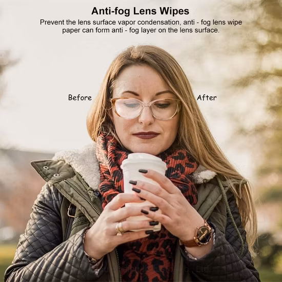 Toalhetes antiembaçantes reutilizáveis ​​Nano Magic Dry Anti Fog Wipes